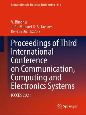 cover image of Proceedings of Third International Conference on Communication, Computing and Electronics Systems